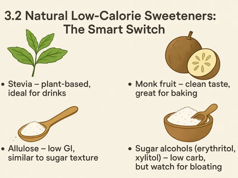 Natural Low-Calorie Sweeteners